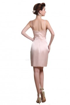 Short Spaghetti Strap Mother of the Bride Dresses with A Jacket M010009