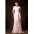 Sheath/Column Half Sleeve Beaded Long Chiffon Mother of the Bride Dresses M010023