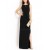 Sheath Long Black Mother of the Bride Dresses M010042