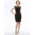 Elegant Short Beaded Black Mother of the Bride Dresses M010049