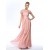 Sheath Short Sleeve Long Chiffon Mother of the Bride Dresses M010057
