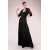 A-Line Sweetheart Long Black Mother of the Bride Dresses with A Jacket M010086