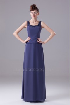 A-Line Square Floor-Length 3/4 Sleeve Beading Mother of the Bride Dresses with A Jacket 2040004