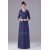 A-Line Square Floor-Length 3/4 Sleeve Beading Mother of the Bride Dresses with A Jacket 2040004