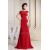 Beading Scoop Chiffon Silk like Satin Floor-Length Long Red Mother of the Bride Dresses 2040016
