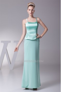 Chiffon Silk like Satin 3/4 Sleeve Straps Mother of the Bride Dresses 2040029