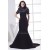 High-Neck Satin Organza Ruched Brush Sweep Train Backless Mother of the Bride Dresses 2040047