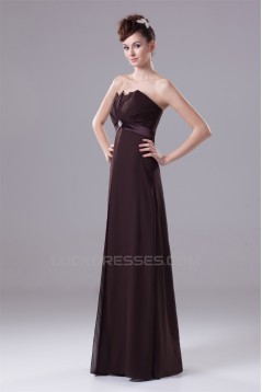 A-Line Satin Chiffon Beading Sleeveless Mother of the Bride Dresses 2040065
