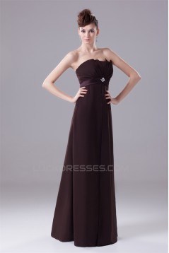A-Line Satin Chiffon Beading Sleeveless Mother of the Bride Dresses 2040065