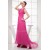 Sheath/Column Sleeveless Pleats Chiffon Silk like Satin Mother of the Bride Dresses 2040075