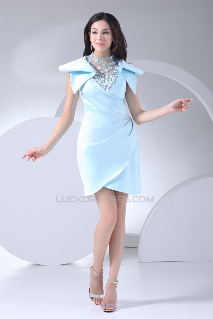 Sleeveless High-Neck Sheath/Column Beading Mother of the Bride Dresses 2040089