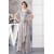 A-Line Square Beading Chiffon Lace Floor-Length Mother of the Bride Dresses 2040108