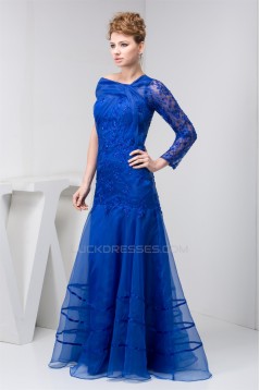 A-Line Beading Lace Organza Evening Mother of the Bride Dresses 2040111