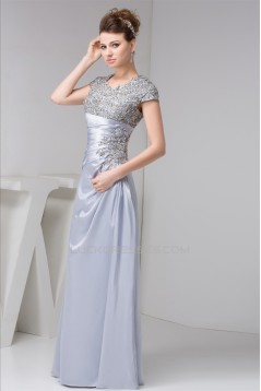 A-Line Beading Long Evening Mother of the Bride Dresses 2040112