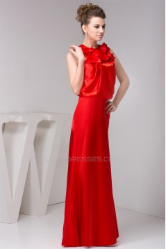 Floor-Length Sleeveless High-Neck Ruffles Mother of the Bride Dresses 2040127