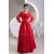 Pleats Floor-Length Scoop Chiffon Taffeta Mother of the Bride Dresses 2040139