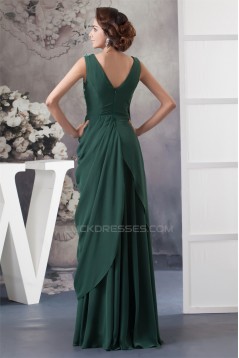 Sheath/Column V-Neck Ruffles Sleeveless Mother of the Bride Dresses 2040160