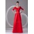 A-Line Half Elbow Length Satin Net Floor-Length Mother of the Bride Dresses 2040162