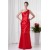 Sheath/Column One-Shoulder Beading Floor-Length Mother of the Bride Dresses 2040168