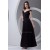 A-Line V-Neck Satin Handmade Flowers Mother of the Bride Dresses 2040188
