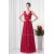 A-Line V-Neck Pleats Sleeveless Floor-Length Chiffon Mother of the Bride Dresses 2040193