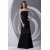 Long Black Strapless Mother of the Bride Dresses 2040194