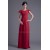 V-Neck Floor-Length Pleats Chiffon Mother of the Bride Dresses 2040201