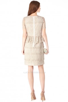 Elegant Short Sleeve Lace Mother of the Bride Dresses 2040207