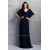 Sheath/Column V-Neck Pleated Long Mother of the Bride Dresses 2040211