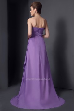 A-Line Sweetheart Long Chiffon Mother of the Bride Dresses with A 3/4 Sleeve Jacket 2040221