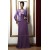 A-Line V-Neck Beaded Long Mother of the Bride Dresses with A Jacket 2040225