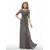 Half Sleeves Beaded Sequins Chiffon Mother of The Bride Dresses 3040004