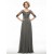 Beaded Crystal Chiffon V-Neck Long Mother of The Bride Dresses 3040023