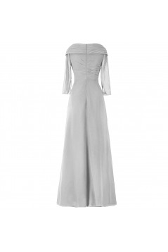 A-Line V-Neck Long Mother of The Bride Dresses 602011