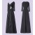 A-Line V-Neck Long Mother of The Bride Dresses 602011