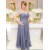 Elegant Beaded V-Neck Long Mother of The Bride Dresses Mother of The Groom Dresses 602020