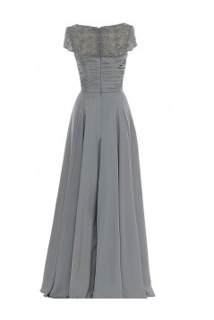 Elegant Beaded Long Mother of The Bride and Groom Dresses 602021