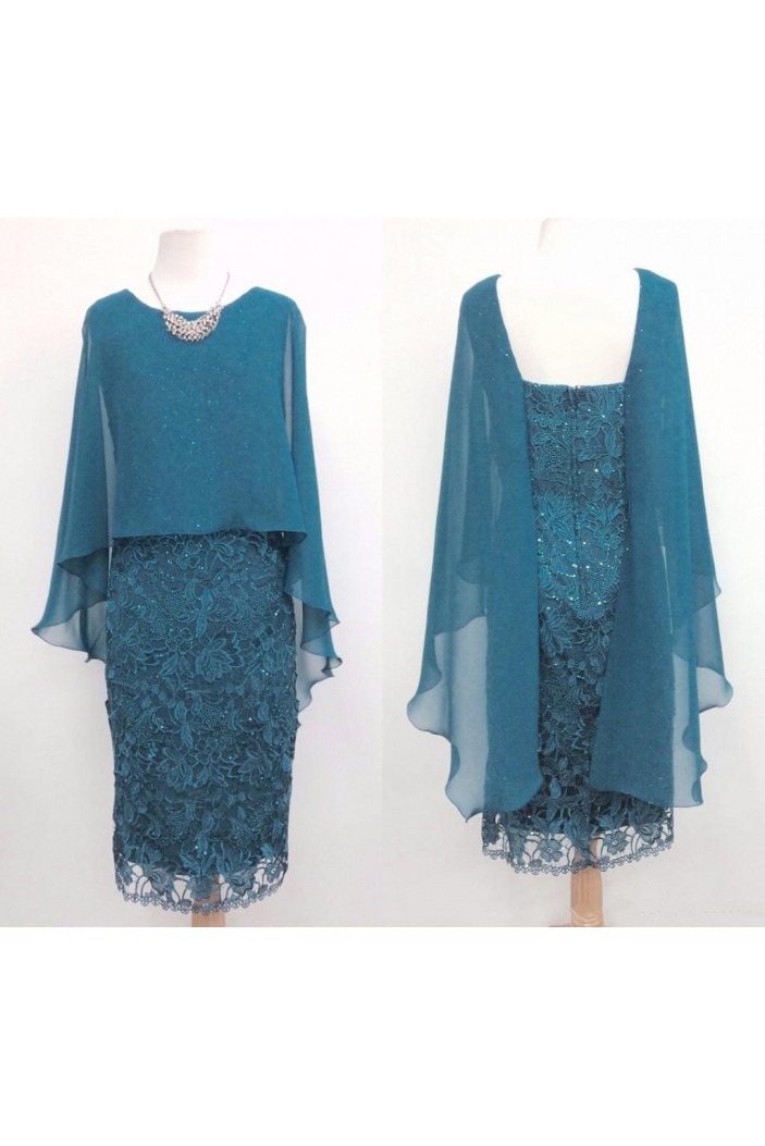 Lace and Chiffon Mother of The Bride and Groom Dresses 602032