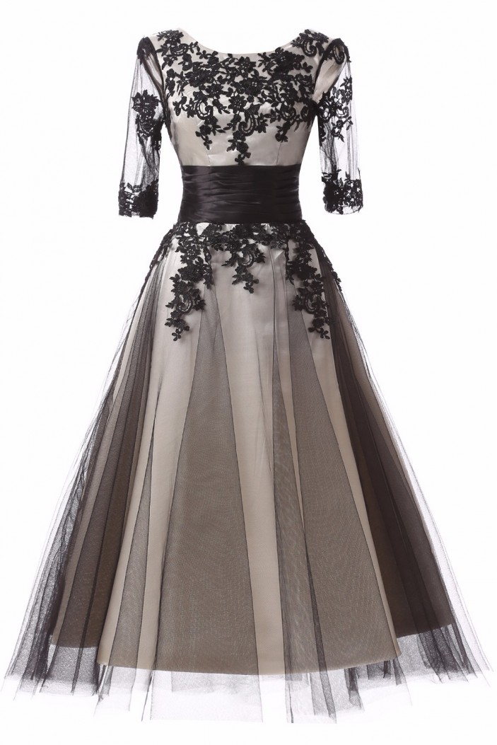 Lace Appliques and Tulle Mother of The Bride and Groom Dresses 602035