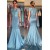 Elegant Mermaid Long Mother of The Bride Dresses with Lace Appliques 602120