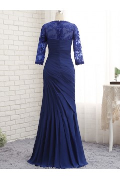 Mermaid 3/4 Length Sleeves Lace Mother of The Bride Dresses 602148