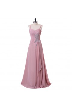 A-Line Beaded Lace Chiffon Long Mother of The Bride Dresses 602162