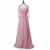 A-Line Beaded Lace Chiffon Long Mother of The Bride Dresses 602162