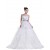 Ball Gown Scoop Floor Length Wedding Dresses WD010004