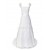 A-line Straps Sleeveless Sweep Train Lace Wedding Dresses WD010007