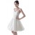 A-line Spaghetti Straps Short Wedding Dresses WD010020