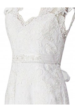 Trumpet/Mermaid Chapel Train Lace Wedding Dresses WD010029