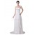 Sheath/Column Strapless Sweep Train Wedding Dresses WD010039