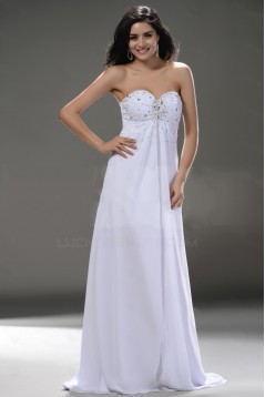 Empire Sweetheart Floor Length Beaded Wedding Dresses Maternity Wedding Dresses WD010041