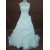 A-line Strapless Chapel Train Bridal Wedding Dresses WD010059